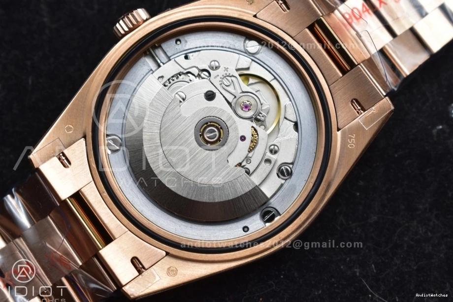 711 Dial Steel Weight) Best DayDate Slate Edition Ombre 904L President on V4 (Gain QF RG A2836 40 Bracelet Soft 1009